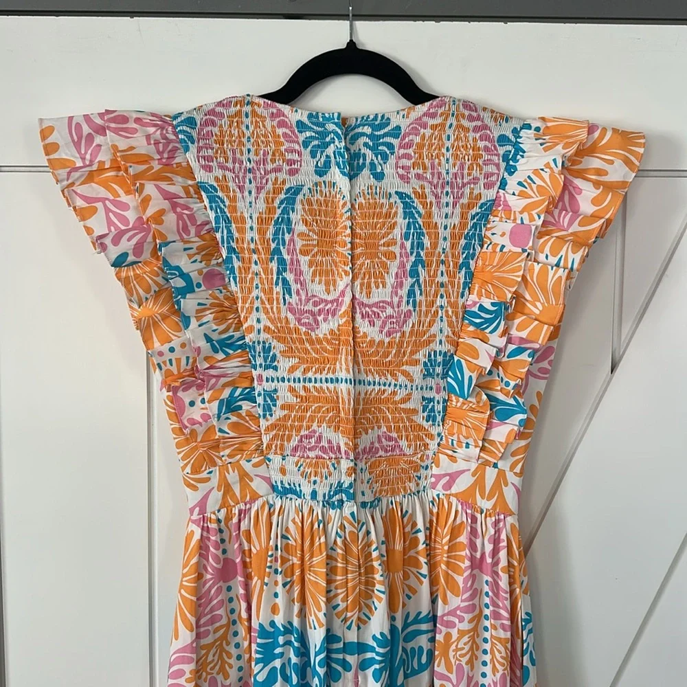 Sheridan French STACEY Dress IN PARFAIT JARDIN - Picture 9 of 10